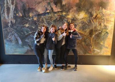 Élèves du lycée viticole de Cosne-sur-Loire en visite à Verdun en 2023