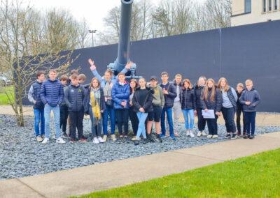 La classe de 3ème du lycée viticole de Cosne sur Loire en visite à Verdun